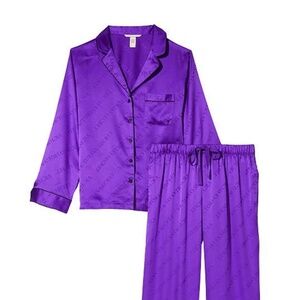 Victoria’s Secret satin long pajama set